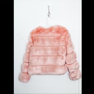 Faux fur coat